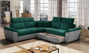 Универсальный угловой диван Federico G, коричневый цена и информация | Угловые диваны | pigu.lt