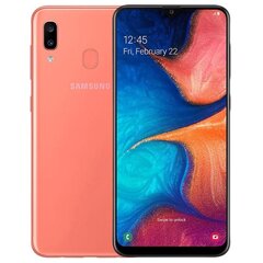 Samsung Galaxy A20e, 32 Гб, Dual SIM, Coral цена и информация | Мобильные телефоны | pigu.lt