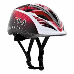 Детский велошлем Fila 60751065 Красный Чёрный XS цена и информация | Шлемы | pigu.lt