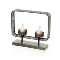 Žvakidė metalinė 29x8x26.5 cm. kaina ir informacija | Žvakidės, žvakės | pigu.lt