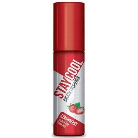 Burnos gaiviklis Stay Cool Strawberry, 20 ml цена и информация | Dantų šepetėliai, pastos | pigu.lt