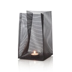Подсвечник металлический сетчатый 14x14x23 см. цена и информация | Подсвечники, свечи | pigu.lt