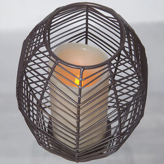 Žvakidė metalinė 15x23 cm. kaina ir informacija | Žvakės, Žvakidės | pigu.lt