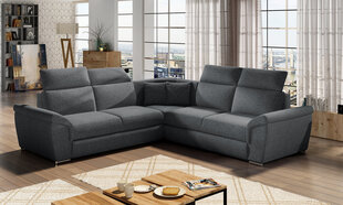 Универсальный угловой диван Federico G, темно-серый цена и информация | Угловые диваны | pigu.lt