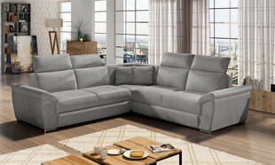 Универсальный угловой диван Federico, серый цена и информация | Угловые диваны | pigu.lt