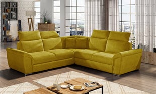 Универсальный угловой диван Federico, желтый цена и информация | Угловые диваны | pigu.lt