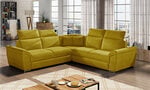 Универсальный угловой диван Federico, желтый
