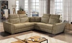 Универсальный угловой диван Federico, светло-коричневый