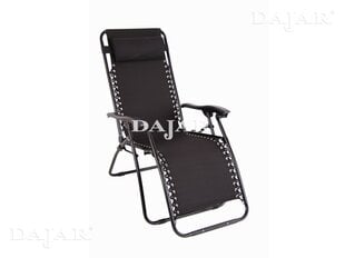 Fotelis Relax Patio, juodas kaina ir informacija | Lauko kėdės, foteliai, pufai | pigu.lt