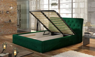 Кровать Milano MTP, 180x200 см, серая цена и информация | Кровати | pigu.lt