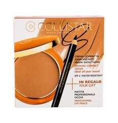 Набор декоративной косметики Collistar: компактная пудра 9 г + карандаш для глаз цена и информация | Пудры, базы под макияж | pigu.lt