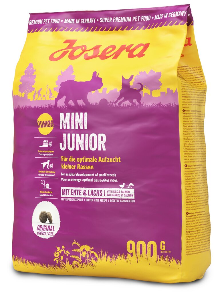 Josera MiniJunior šunims nuo 3 savaičių amžiaus, 900 g kaina ir informacija | Sausas maistas šunims | pigu.lt