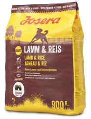 Josera įvairaus aktyvumo šunims Lamb & Rice, 900 g kaina ir informacija | Sausas maistas šunims | pigu.lt