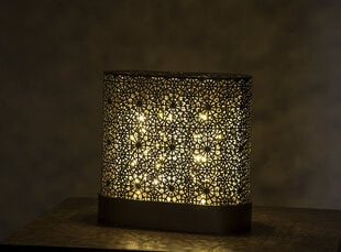 Šviestuvas metalinis su Led lemputėmis 24x11,5x22 cm kaina ir informacija | Staliniai šviestuvai | pigu.lt