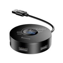 Adapteris Baseus CAHUB-F01 USB 1 x 4, juoda kaina ir informacija | Adapteriai, USB šakotuvai | pigu.lt