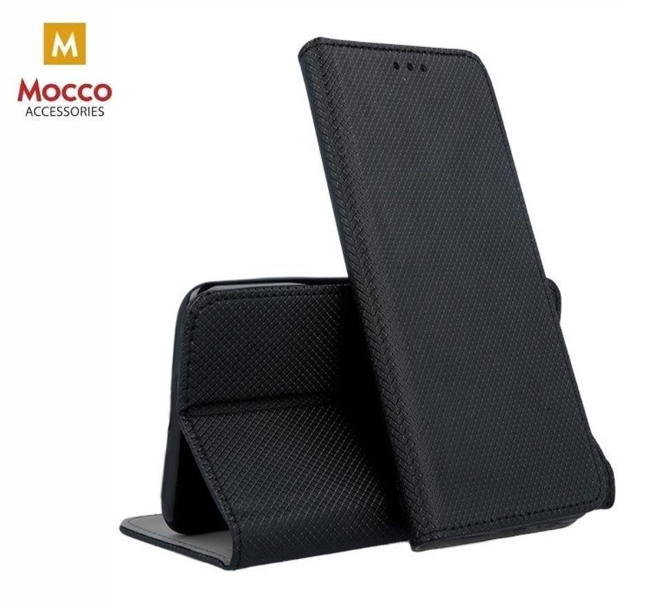 Mocco Smart Magnet Book Case For Xiaomi Redmi 7 Black kaina ir informacija | Telefono dėklai | pigu.lt