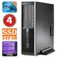 HP 8100 Elite SFF i5-650 4GB 240SSD DVD WIN10Pro цена и информация | Stacionarūs kompiuteriai | pigu.lt