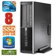 HP 8100 Elite SFF i5-650 8GB 240SSD GT1030 2GB DVD WIN7Pro [refurbished]