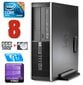 HP 8100 Elite SFF i5-650 8GB 240SSD+2TB DVD WIN10Pro kaina ir informacija | Stacionarūs kompiuteriai | pigu.lt