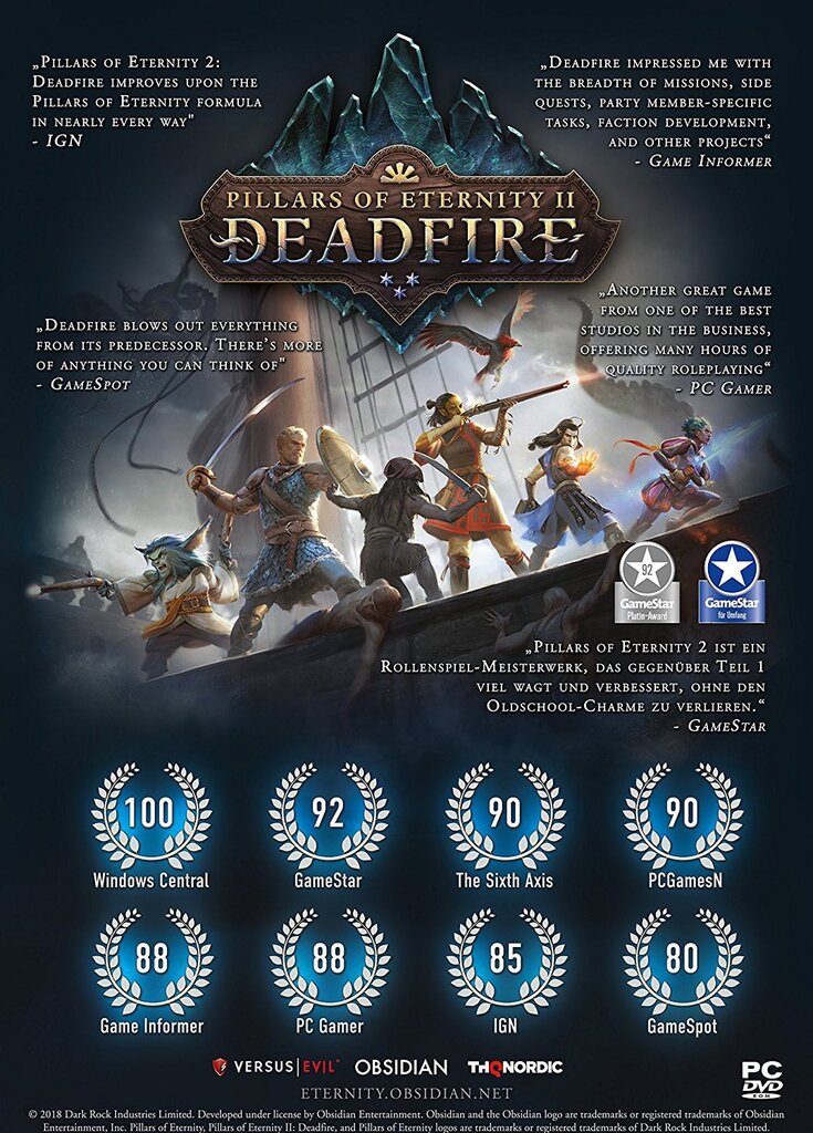 Pillars of Eternity II - Deadfire цена и информация | Kompiuteriniai žaidimai | pigu.lt