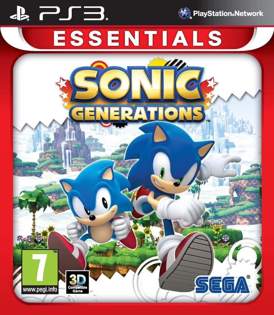 Sonic Generations Essentials kaina ir informacija | Kompiuteriniai žaidimai | pigu.lt