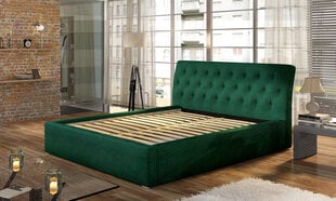 Кровать Milano MD, 200x200 см, кремовая цена и информация | Кровати | pigu.lt