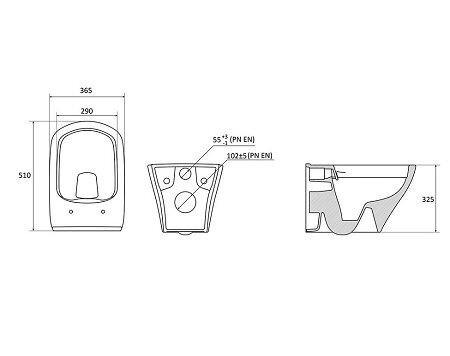 Potinkinio rėmo Grohe Rapid SL 4in1 38813001 ir klozeto Ravak Classic Rimoff komplektas kaina ir informacija | Klozetai | pigu.lt