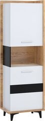 Lentyna Meblocross Box 07 2D, šviesiai ruda/balta kaina ir informacija | Lentynos | pigu.lt