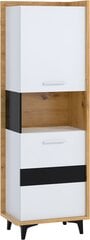 Полка Meblocross Box 07 2D, коричневая/белая цена и информация | Полки | pigu.lt