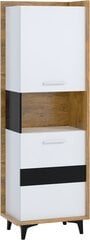 Полка Meblocross Box 07 2D, дуб/белая цена и информация | Полки | pigu.lt