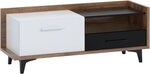 ТВ столик Meblocross Box 08 1D1S, темно-коричневый/белый