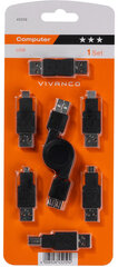 Vivanco 45259 kaina ir informacija | Adapteriai, USB šakotuvai | pigu.lt