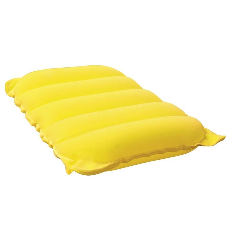 Pripučiama pagalvė Bestway, 38 x 24 cm, geltona kaina ir informacija | Pripučiamos ir paplūdimio prekės | pigu.lt