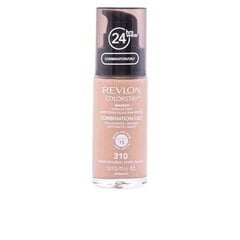 Makiažo pagrindas mišriai ir riebiai odai Revlon Colorstay Makeup Combination Oily Skin, 310 Warm Golden, 30 ml kaina ir informacija | Makiažo pagrindai, pudros | pigu.lt