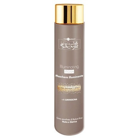 Perlamutrinio blizgesio suteikianti plaukų kaukė HAIR COMPANY INIMITABLE STYLE ILLUMINATING 200 ml kaina ir informacija | Priemonės plaukų stiprinimui | pigu.lt