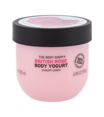 Kūno jogurtas The Body Shop British Rose, 200 ml kaina ir informacija | Kūno kremai, losjonai | pigu.lt