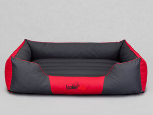 Hobbydog guolis Comfort XXL, pilkas/raudonas kaina ir informacija | Guoliai, pagalvėlės | pigu.lt