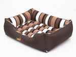 Hobbydog guolis Comfort XL, dryžuotas rudas