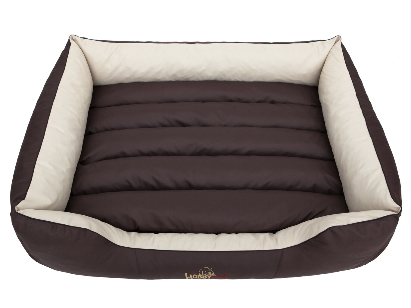 Hobbydog guolis Comfort L, rudos/kreminės spalvos kaina ir informacija | Guoliai, pagalvėlės | pigu.lt