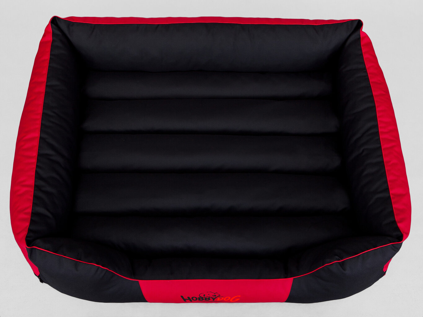 Hobbydog guolis Comfort L, juodas/raudonas цена и информация | Guoliai, pagalvėlės | pigu.lt