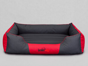 Hobbydog лежак Comfort L, серый/красный цена и информация | Лежаки, домики | pigu.lt