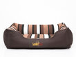 Hobbydog guolis Comfort L, dryžuotas rudas цена и информация | Guoliai, pagalvėlės | pigu.lt