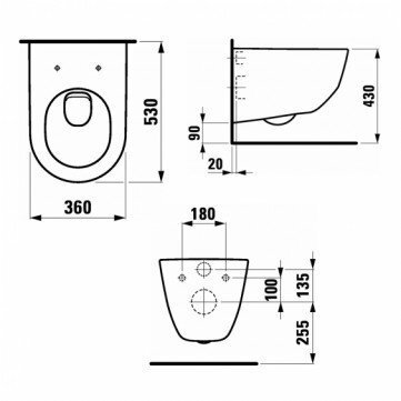 Potinkinio rėmo Grohe Rapid SL 5-in-1 38827000 ir klozeto Laufen Pro Rimless komplektas kaina ir informacija | Klozetai | pigu.lt