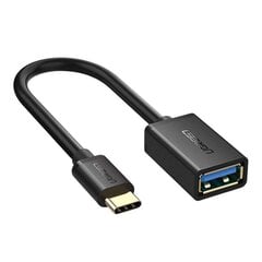 Ugreen US154 адаптер OTG USB-C 3.0, черный цена и информация | Адаптеры, USB-разветвители | pigu.lt