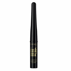 Жидкая подводка для глаз Rimmel London Ink Me 3,5 мл, 001 Black цена и информация | Тушь, средства для роста ресниц, тени для век, карандаши для глаз | pigu.lt