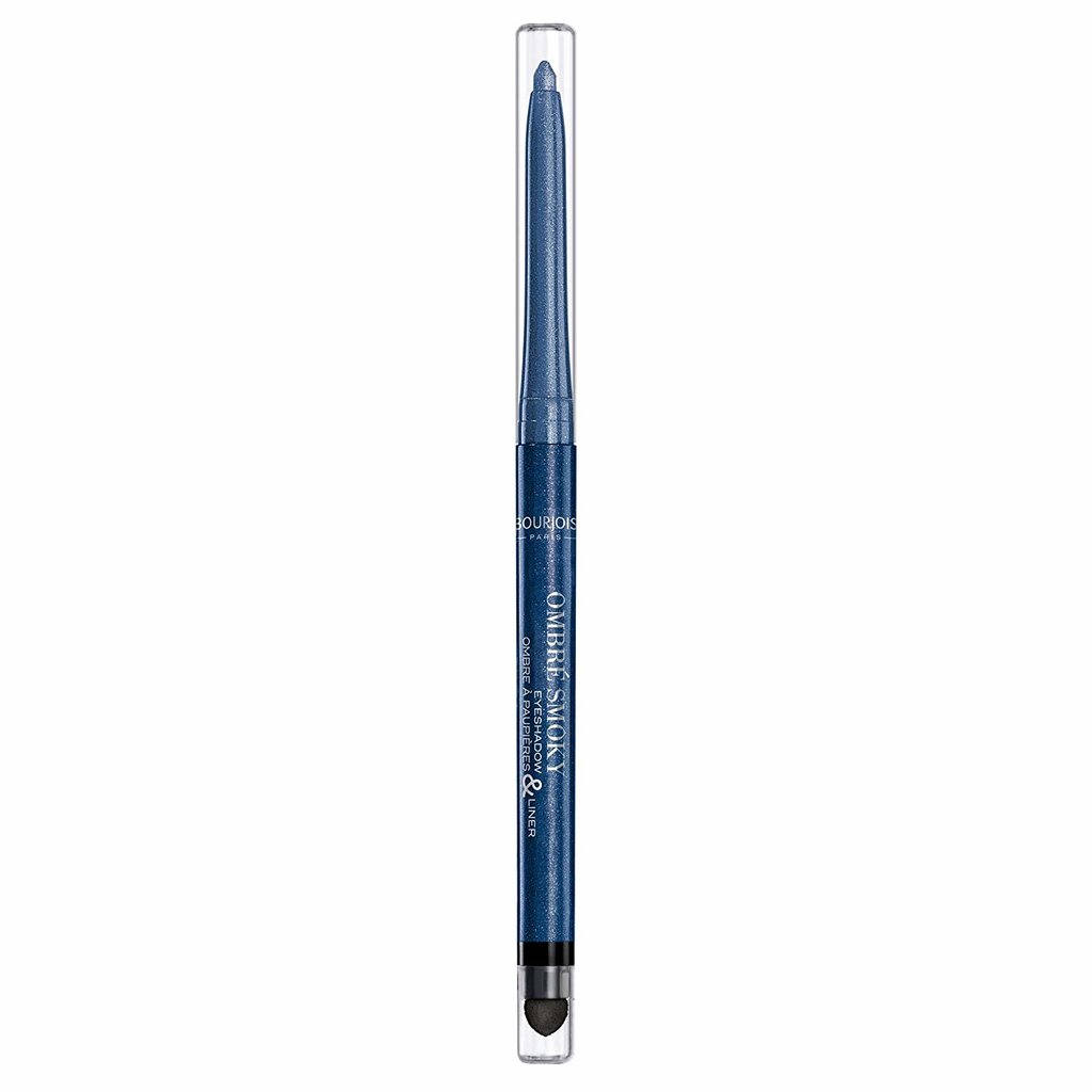 Akių šešėliai + akių kontūro pieštukas viename Bourjois Ombre Smoky 0,28 g, Blue kaina ir informacija | Akių šešėliai, pieštukai, blakstienų tušai, serumai | pigu.lt