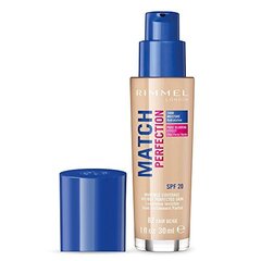 Основа под макияж Rimmel Match Perfection SPF20 30 мл цена и информация | Пудры, базы под макияж | pigu.lt