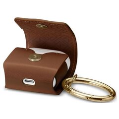 Spigen La Manon AirPods Case PU Leather brązowy|brown 074CS26378 цена и информация | Теплая повязка на уши, черная | pigu.lt