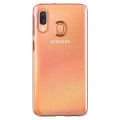 Spigen Liquid Crystal Samsung A40 A405 crystal glitter 618CS26442 цена и информация | Чехлы для телефонов | pigu.lt