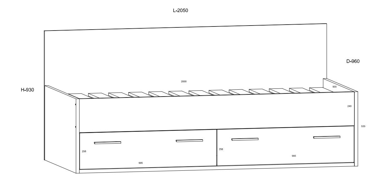 Lova Meblocross Hey 10, 90x200 cm, balta/violetinė kaina ir informacija | Vaikiškos lovos | pigu.lt